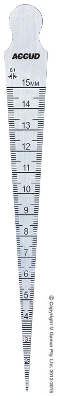 15mm Taper Gauge